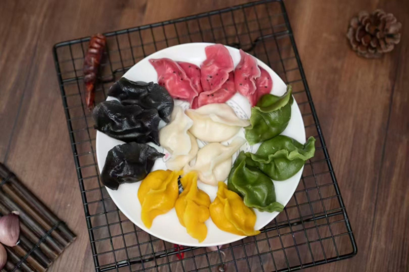 五福海鲜水饺手工饺子全家福水饺半成品冻饺海鲜饺子