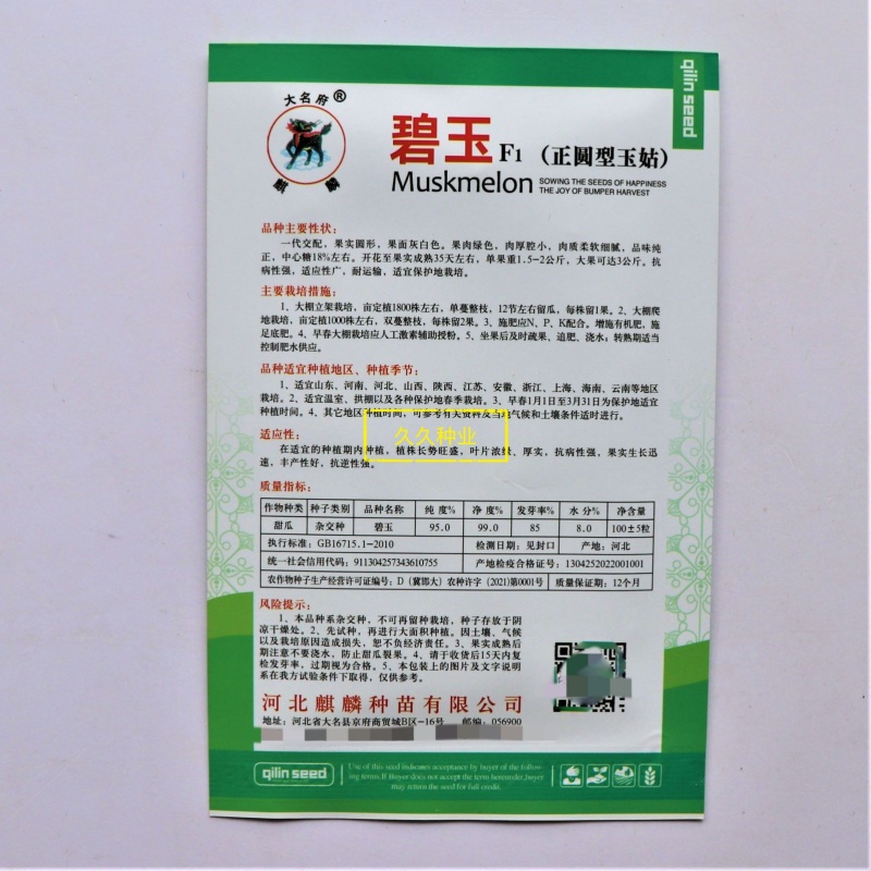 碧玉正圆型玉姑甜瓜种子高端玉菇白皮绿肉冰淇淋软糯香甜蜜瓜