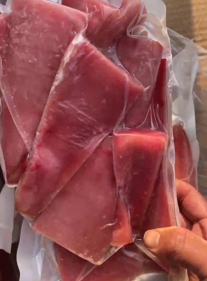 金枪鱼块金枪鱼肉金枪鱼排海鲜自助餐专用刺身食材黄旗金枪鱼