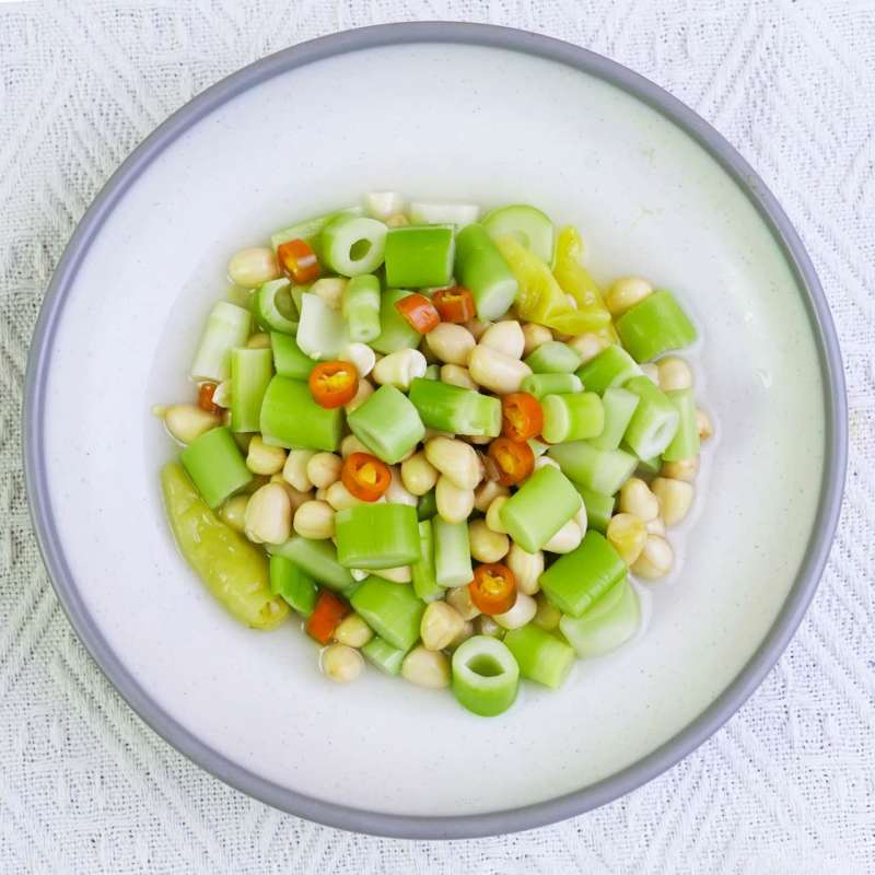 泡椒味花生脆笋下酒菜凉菜开袋即食餐饮装