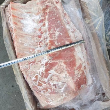 猪五花肉肥猪带皮中方25公斤箱装5-7片8-11片4