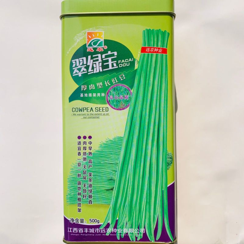 致富鲜翠豆角种子小叶早熟翠绿条豇豆角种籽荚长无鼠尾长豇豆