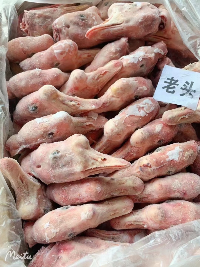 老鹅头，批发鹅头，东北老鹅头，毛净度好，大小均匀，