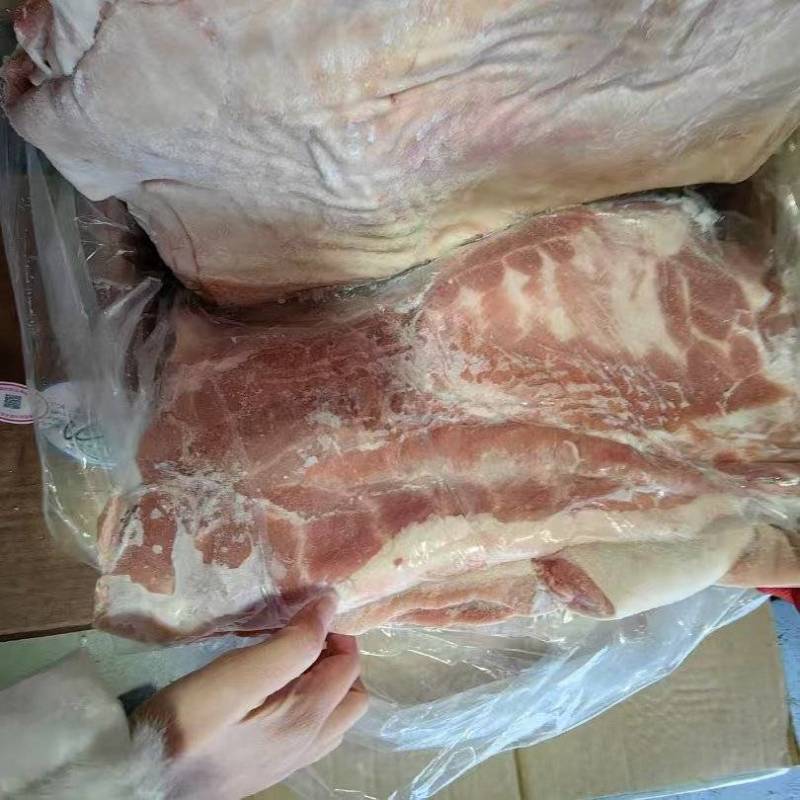 肥猪带皮五花