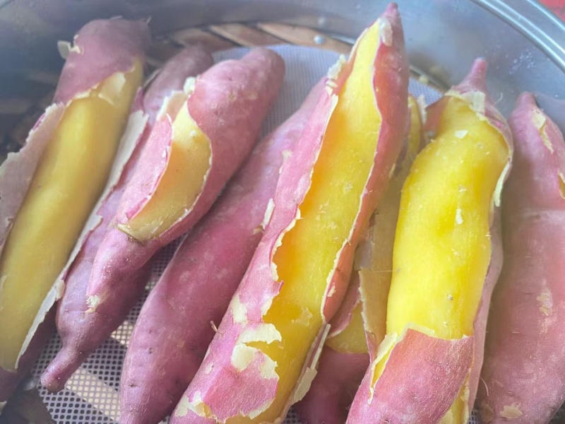 陕西临潼板栗红薯干面粉甜好吃