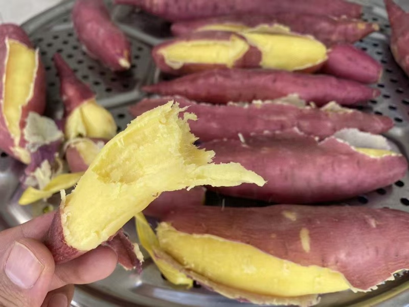 陕西临潼板栗红薯干面粉甜好吃