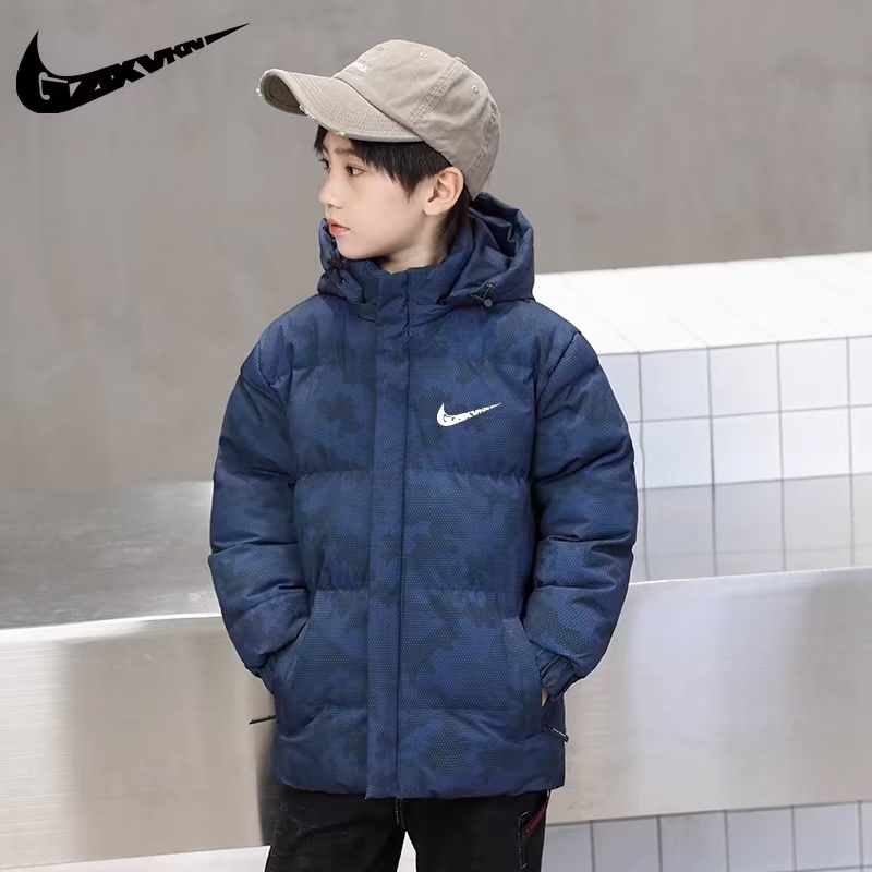 童男装童羽绒服冬装2025新男款孩外白套鸭绒