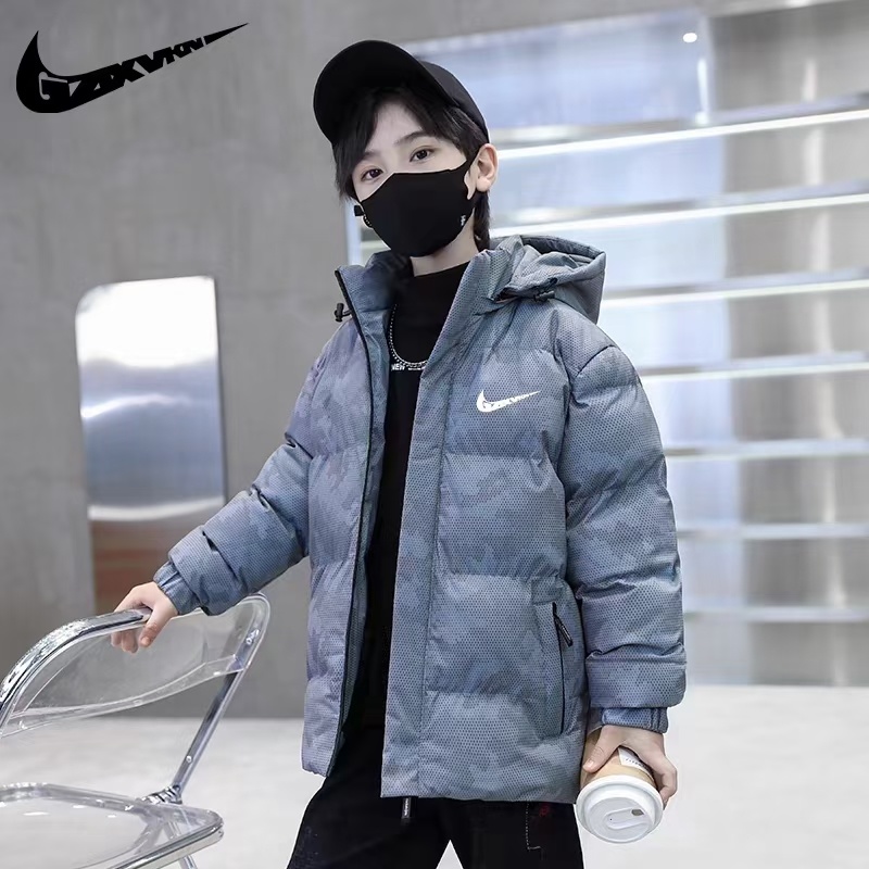 童男装童羽绒服冬装2025新男款孩外白套鸭绒