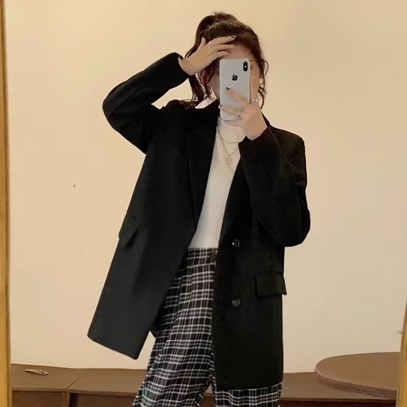 小装西外套女2025春新季款小子个高级计设