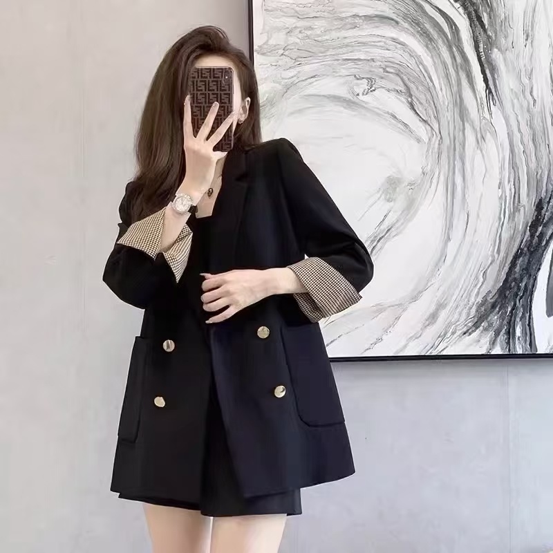 小装西外套女2025春新季款小子个高级计设