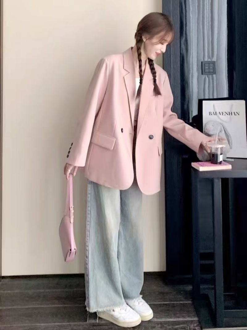 小装西外套女2025春新季款小子个高级计设