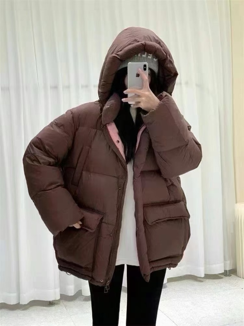2025冬新季款韩小版个子厚加羽绒女服常