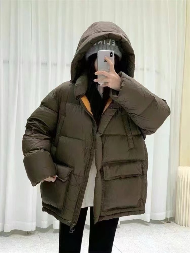 2025冬新季款韩小版个子厚加羽绒女服常