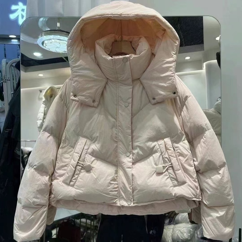 2025冬新季款韩小版个子厚加羽绒女服常