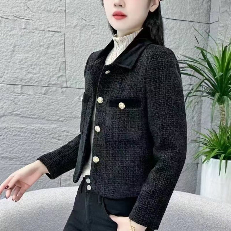 2025早春季款香小风洋遮气肉显瘦显白长袖