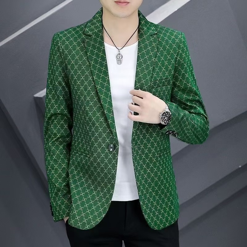2025新款男小款西服外套高级痞感帅衣服春季时