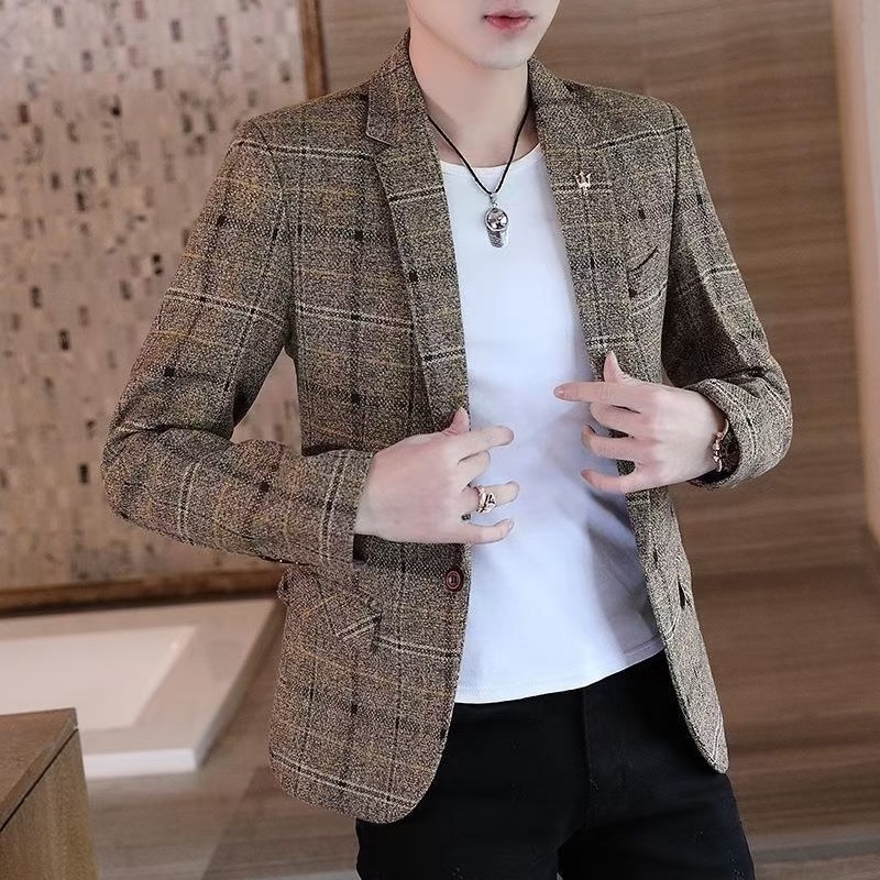 2025新款男款小西服套外高级感痞帅衣服春季时