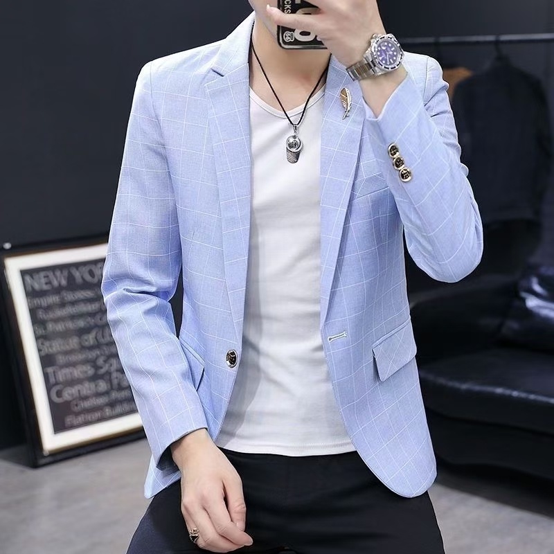 2025新款男款小西服套外高级感痞帅衣服春季时