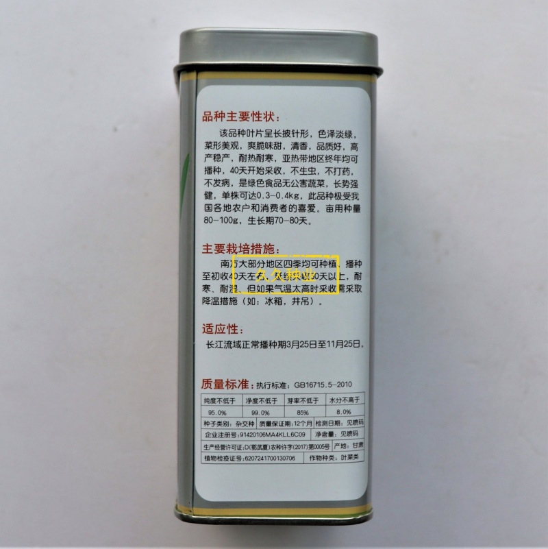 田园凤尾无斑甜脆香油麦菜种子大株型无斑甜脆无苦味好吃