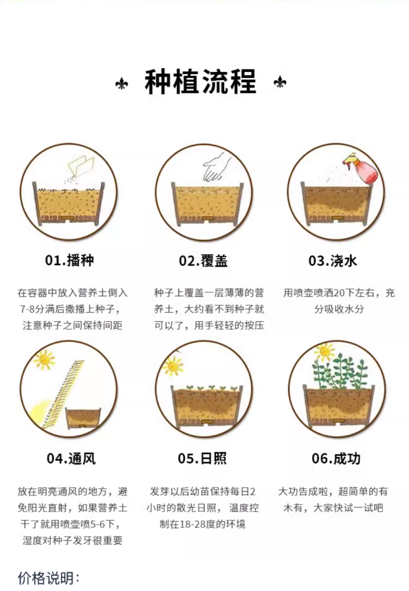 格桑花种子波斯菊种子四季草花籽孑盆栽庭院种植花海组合打造