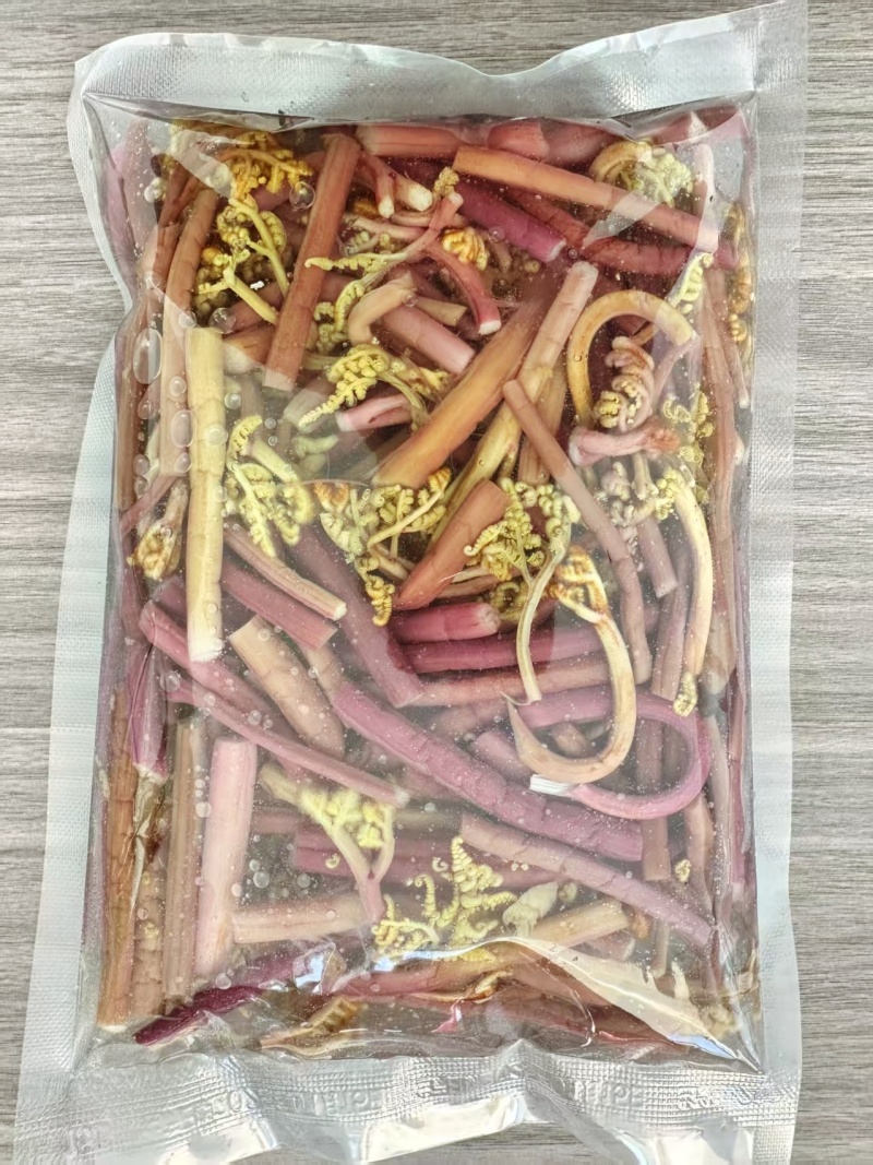 森林小炒野生蕨菜滑子菇500克特色混合蔬菜包