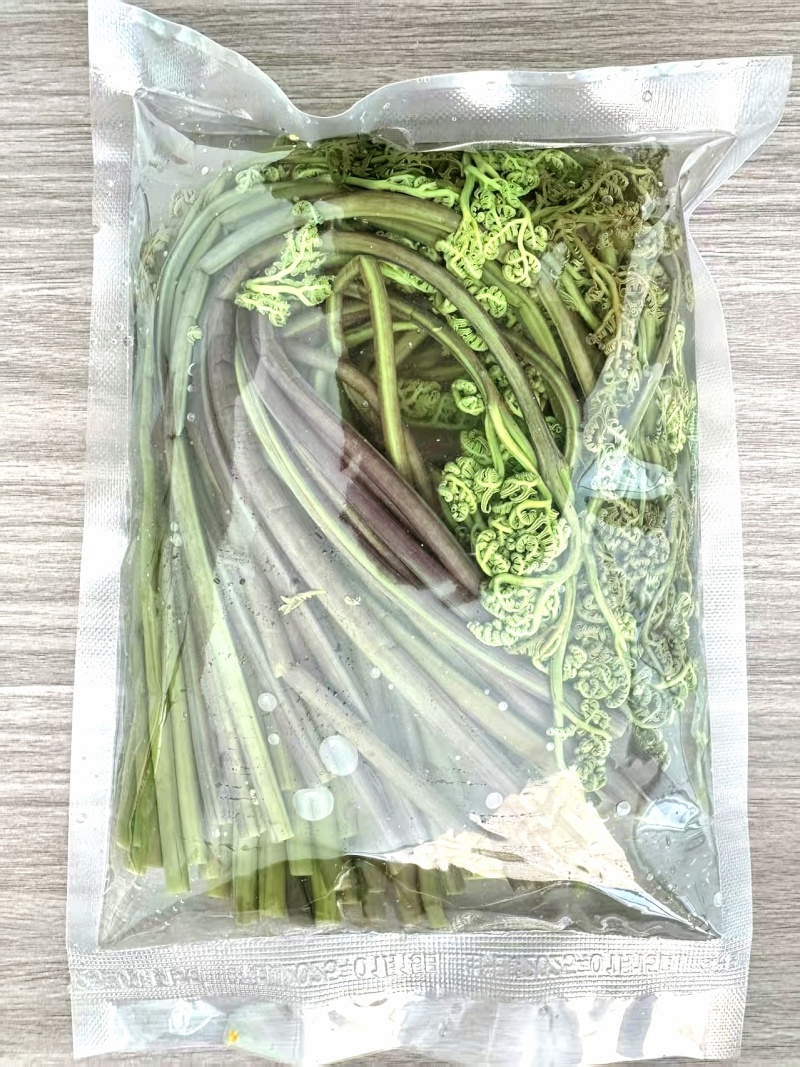 森林小炒野生蕨菜滑子菇500克特色混合蔬菜包