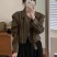 高级感皮衣外套港风女春秋2025年新款小个子短款pu皮机