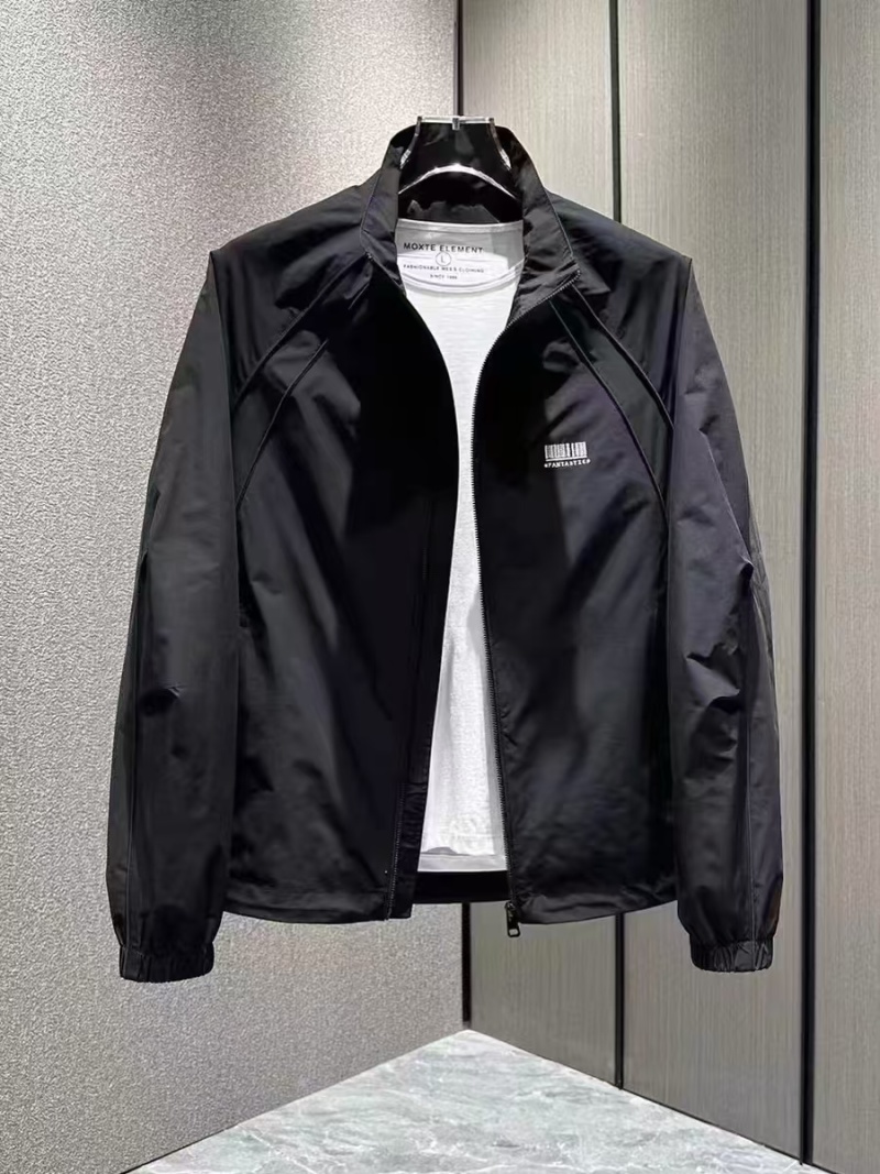 2025新外款套男春款秋款休闲棒球服格子夹克高级