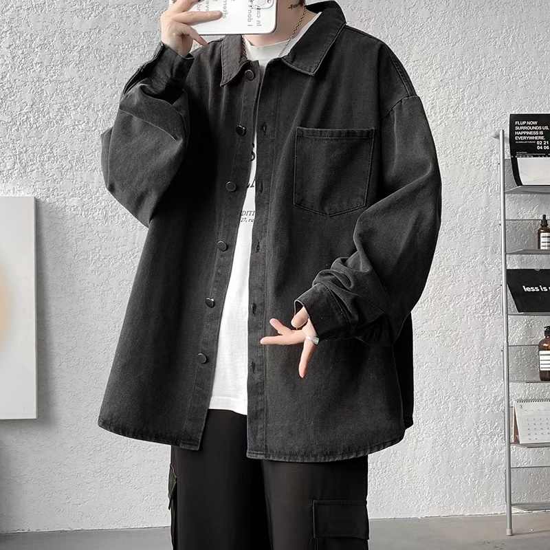 2025新外款套男春款秋款休闲棒球服格子夹克高级
