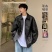 2025新外款套男春款秋款休闲棒球服格子夹克高级