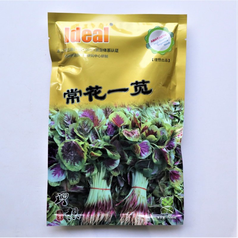 理想常花一苋苋菜种子圆叶红苋菜籽全红苋菜春秋冬四季播种