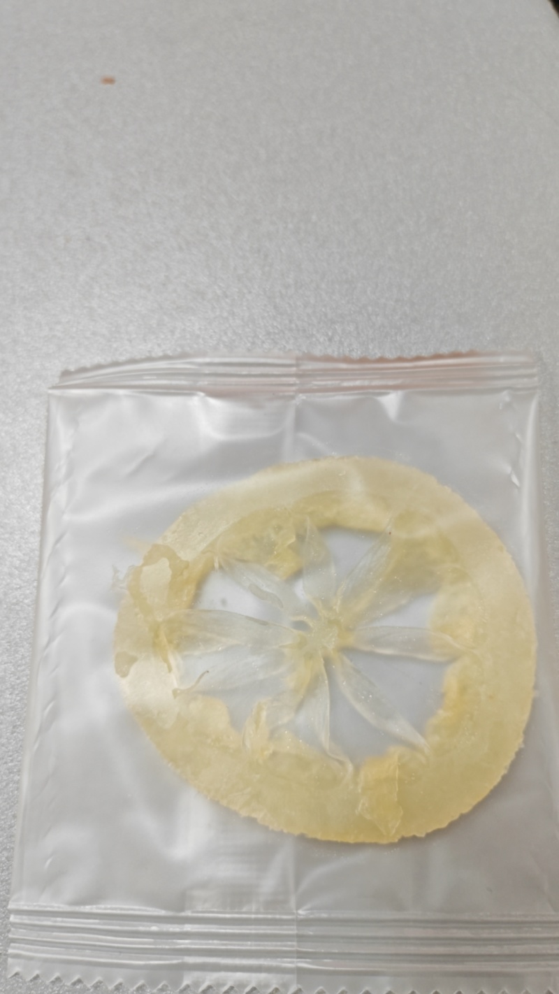 柠檬片磨过皮去过籽可做蜜片也可作烘干片