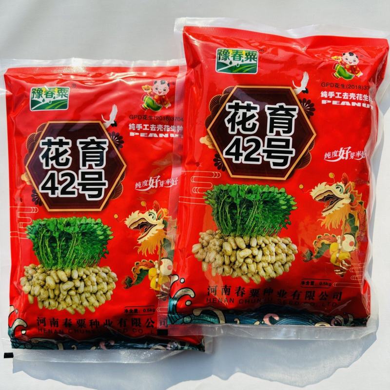 花育42花生种子大粒罗汉果手工脱壳精选高产抗病薄皮高油花