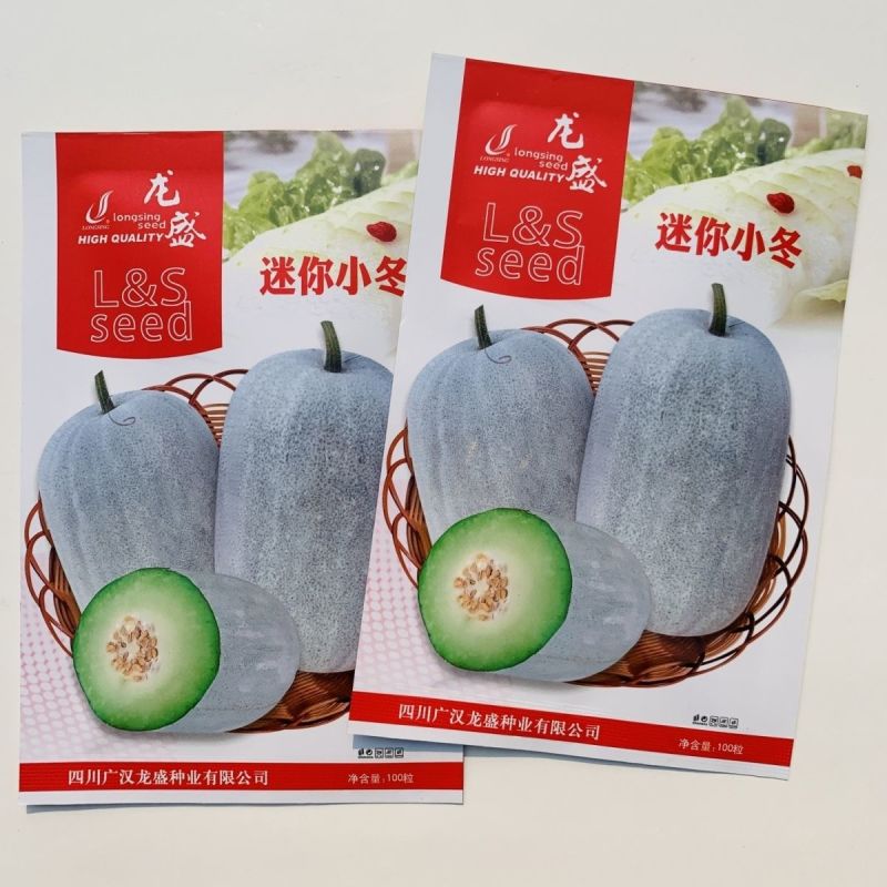 龙盛迷你小冬瓜种籽肉质翠绿口感清香高产抗病粉皮小冬瓜种子