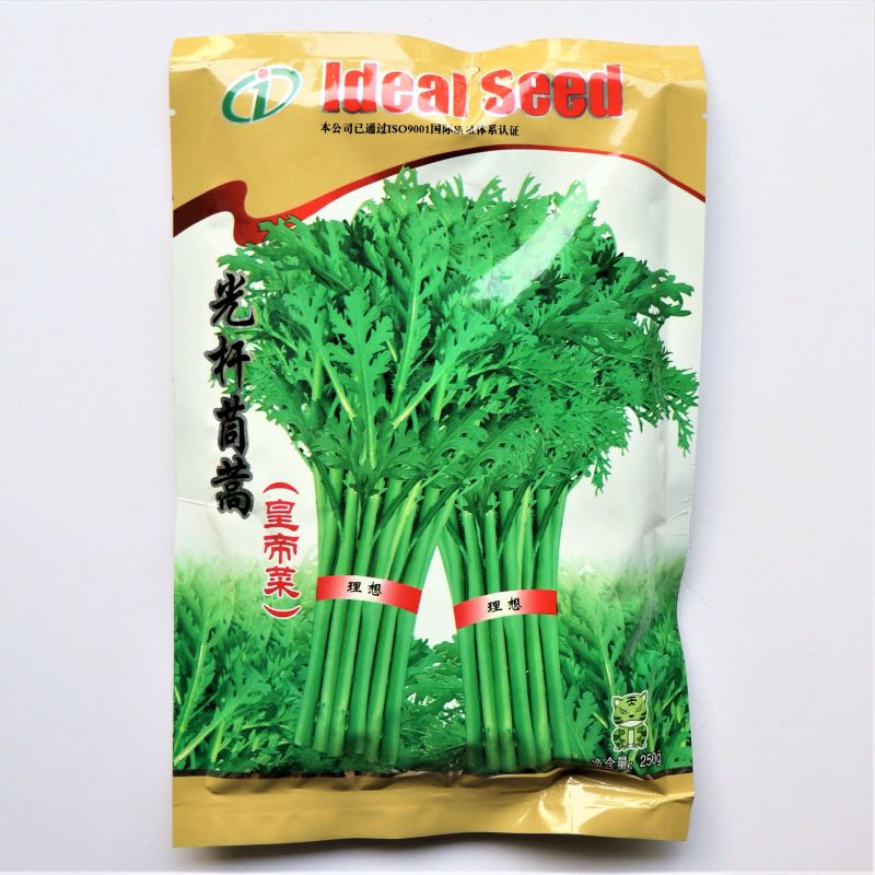光杆茼蒿皇帝菜种子无纤维青菜叶菜耐寒多次采收春秋播蔬