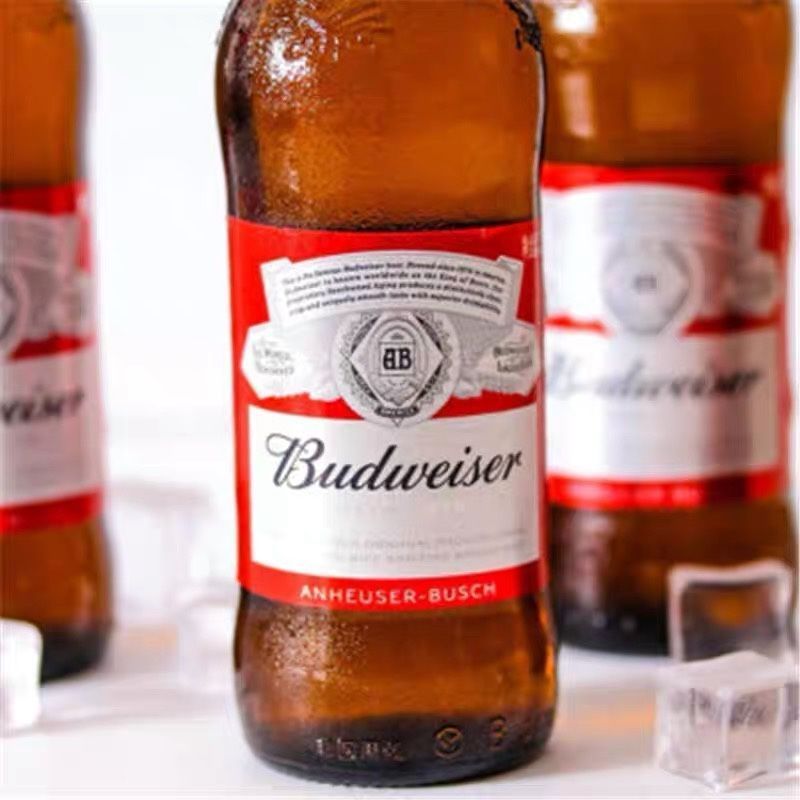 百威啤酒老百威小瓶啤酒淡色拉格啤酒275ml*24瓶装整箱
