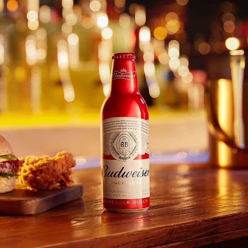 百威啤酒高档经典小瓶铝罐355ml*24