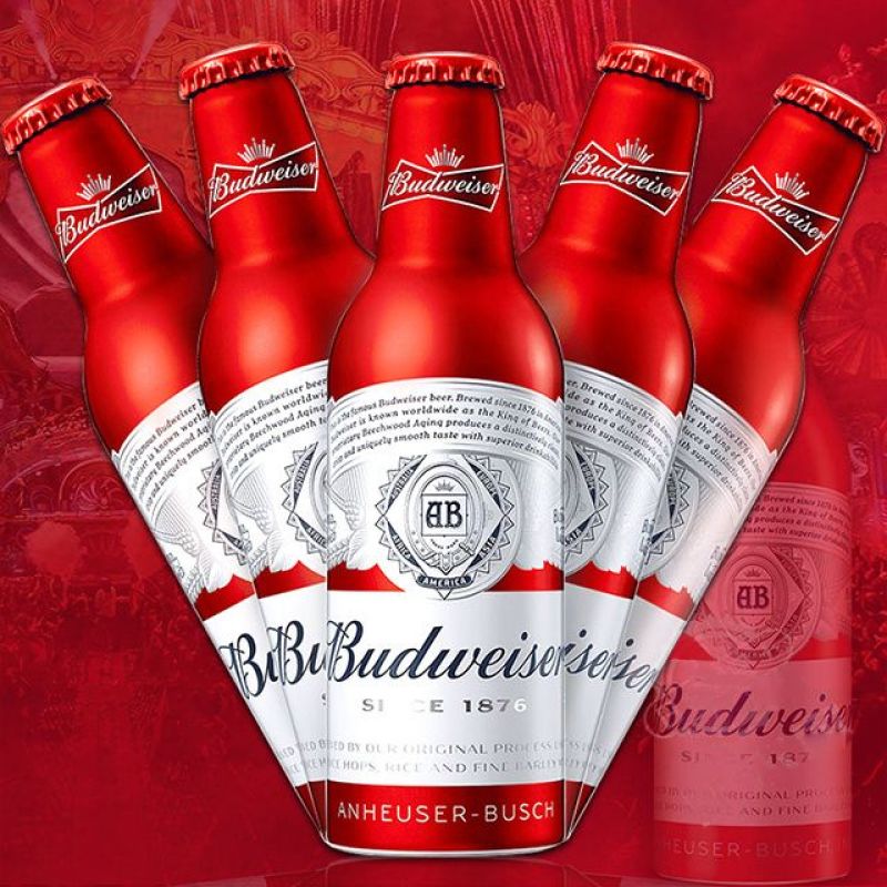 百威啤酒高档经典小瓶铝罐355ml*24