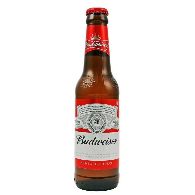 百威啤酒275ml*24瓶百威小瓶啤酒小支玻璃瓶装