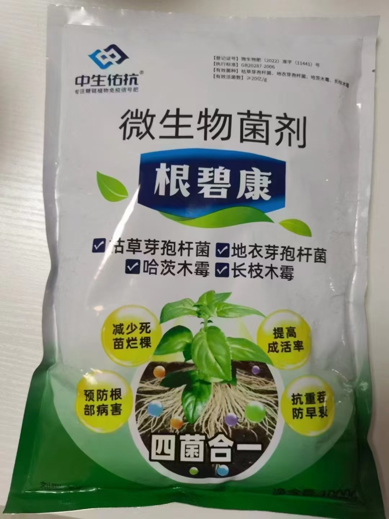 根碧康四菌合一减少死苗烂颗预防根部病害抗重茬/防早