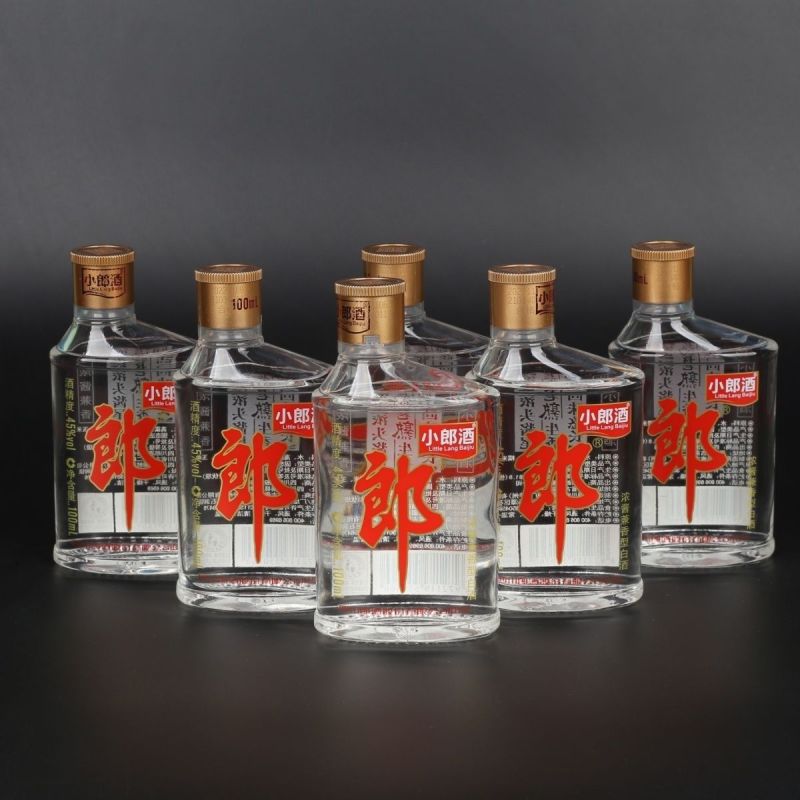 四川经典小郎酒歪嘴45度浓酱兼香型100ml*24瓶纯粮小酒