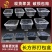 一次性长方形餐盒透明带盖加厚塑料黑色外卖快餐打包盒饭盒便