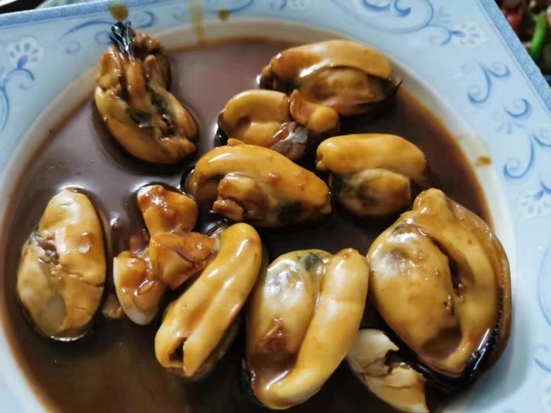 海虹肉鲜活现剥速冻青口贝新鲜贻贝肉淡菜肉去壳冷冻贝类海鲜
