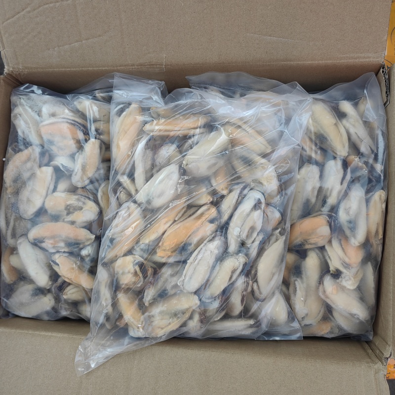 海虹肉鲜活现剥速冻青口贝新鲜贻贝肉淡菜肉去壳冷冻贝类海鲜