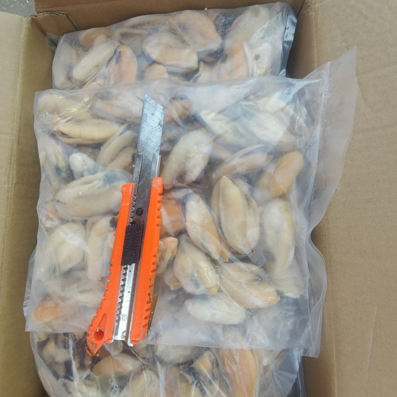 海虹肉鲜活现剥速冻青口贝新鲜贻贝肉淡菜肉去壳冷冻贝类海鲜