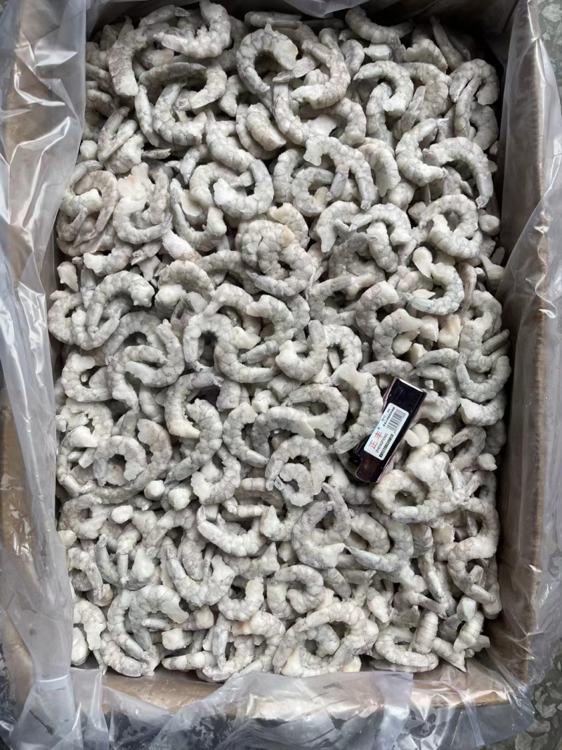 单冻青虾仁冷冻110/130虾仁南美活剥水晶小虾仁商用虾