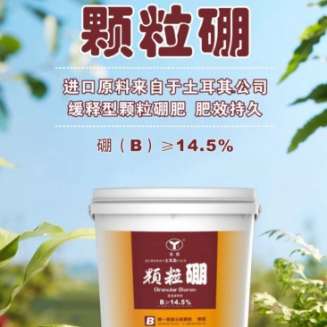硼肥颗粒促进花芽保花保果底施缓释提高坐果率工厂直供量大从