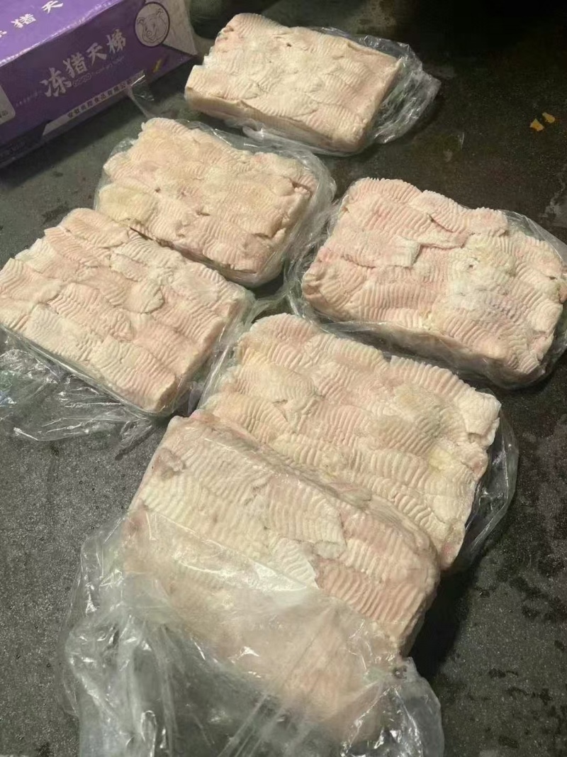 猪天梯货干冰水少精修不带肉猪天堂火锅食材板牙