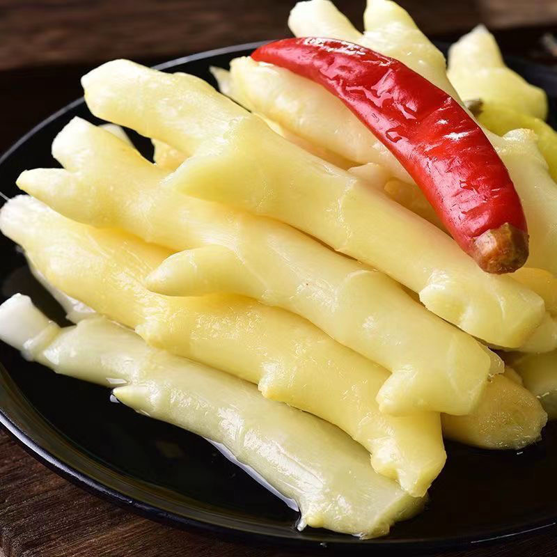 四川特产蜀新源泡仔姜2千克*6袋正宗腌制泡姜泡生姜