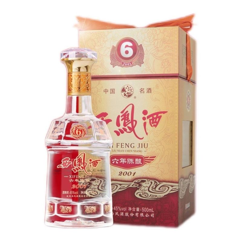 正品西凤酒6年陈酿45度500ml*6瓶整箱[名酒]